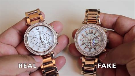 original mk watch vs fake|michael kors counterfeit watch.